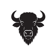 Buffalo Face Silhouette Vector Illustration

Black and White Buffalo Head Icon

Vintage Buffalo Face Outline Design