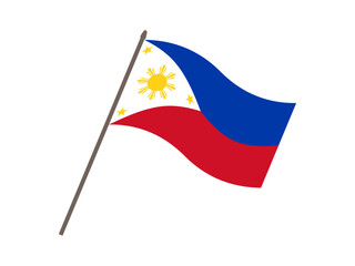 Philippine waving flag