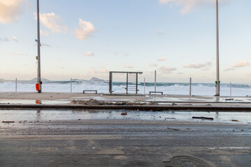 hangover on Leblon beach in Rio de Janeiro.