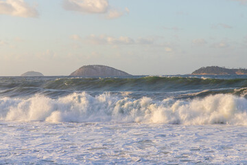 hangover on Leblon beach in Rio de Janeiro.