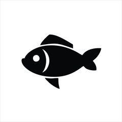 Fish icon, simple icon. Vector icon. Fish icon with white background. Fish icon. Trendy and modern icons. Symbol for the graph.