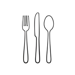 fork, spoon and knife black icon concept. Plate, fork, spoon and knife vector illustration, symbol, sign, fork, spoon knife Icon, fork, spoon knife Icon