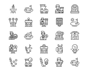 Golf Vector Icons