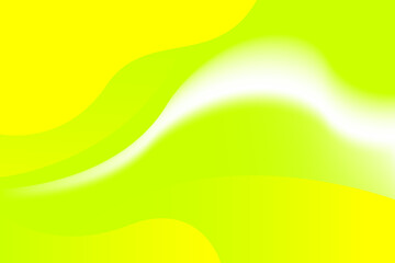 Colorful abstract background with yellow and white wave lines. Modern vector design
