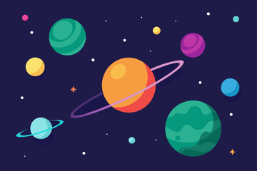 a celestial alignment of planets and stars in a co