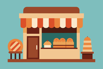 a charming old fashioned bakery with freshly baked