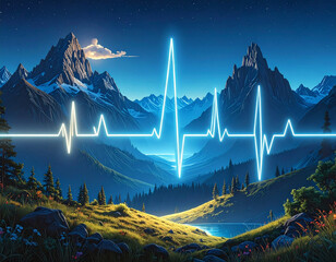 Heartbeat Pulse Line – Digital Healthcare