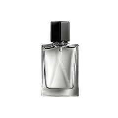Elegant Transparent Spray Perfume Bottle with Black Cap for Luxury Fragrance Products