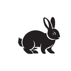 Rabbit Silhouette Vector Illustration

Black and White Bunny Outline Design

Hare Animal Silhouette Clipart