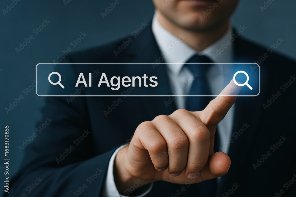 Poster artificial intelligence agent advances business technology through innovation data and a bright futu