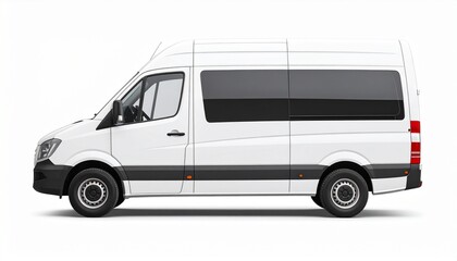 white delivery van