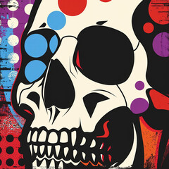 UNO TESCHIO POP ART 2 