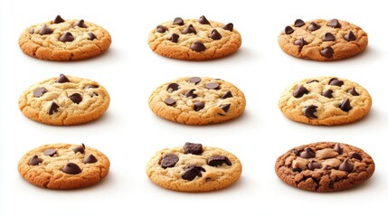 Baking sweet and delicious chocolate chip cookies at home a standard recipe for treat lovers