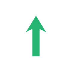 Fototapeta premium Green up arrows png file