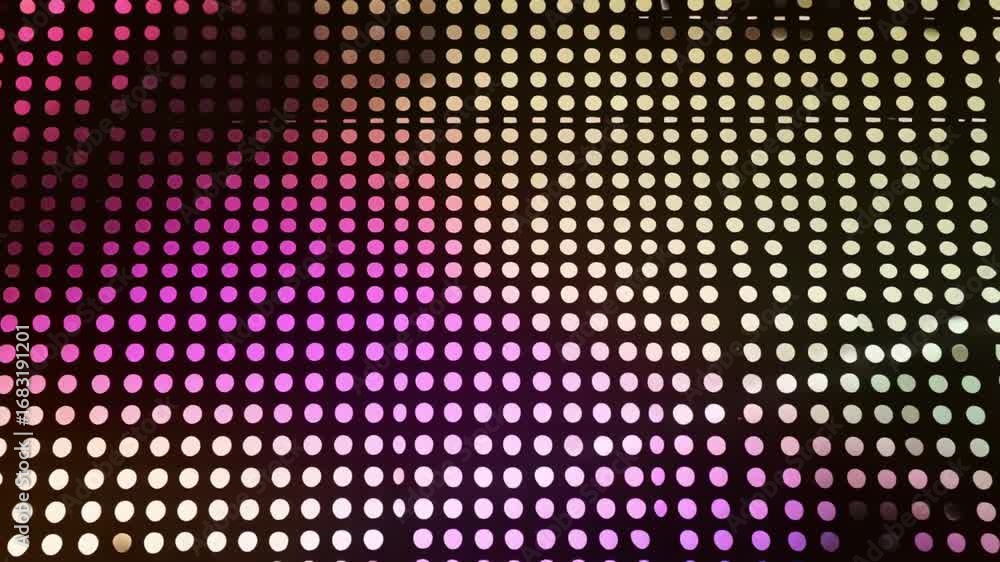Poster dynamic led light display with vibrant colors creating a stunning futuristic backdrop