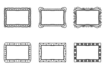 Vintage Style Hand Drawn Frame Collection