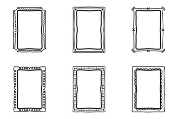 Vintage Style Hand Drawn Frame Collection