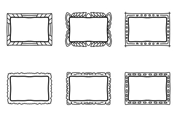 Vintage Style Hand Drawn Frame Collection