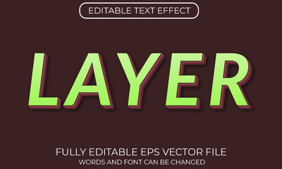 Fototapeta premium Layer editable text effect