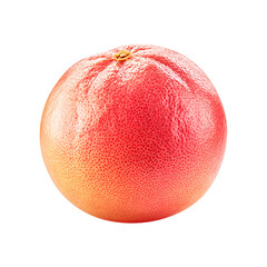 Fototapeta premium Whole grapefruit, isolated on white background, realistic, studio lighting, centered, no shadow, transparent background
