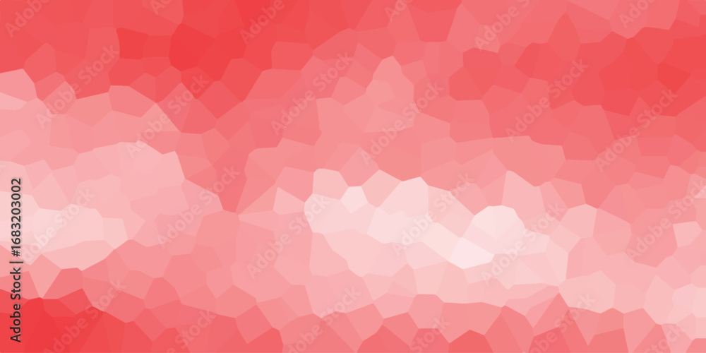 Poster abstract mosaic pattern in coral colors a gradient effect creating a textured backdrop for modern de
