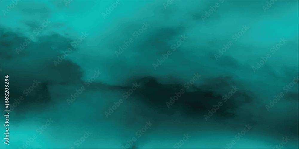 Poster abstract teal and dark clouds texture illustrative background artistic design subtle gradients and a