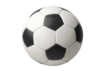 Obraz premium Soccer ball spinning, transparent backdrop highlighting spherical motion, perfect for dynamic sports graphic design elements