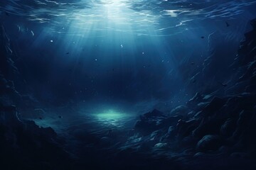 Obraz premium Ocean sea underwater outdoors.