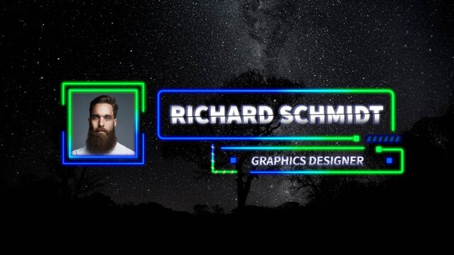 Colorful Glow Lower Third