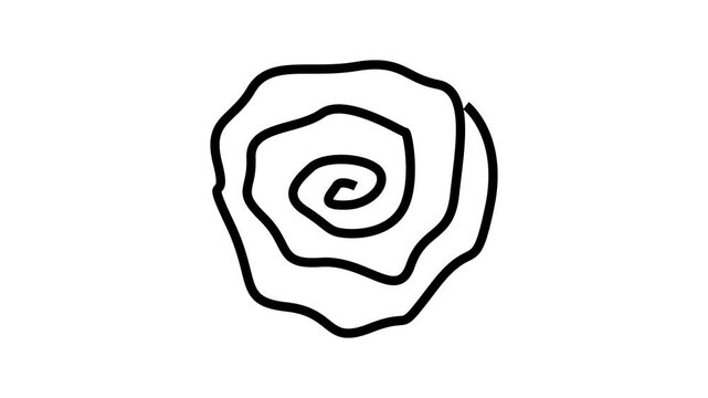 spiral squiggle video 4K