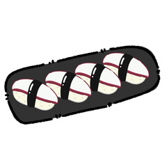 Tako Sushi Illustration