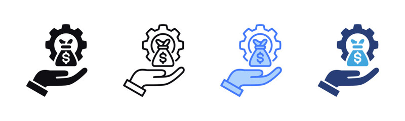Compensation icon sheet multiple style collection
