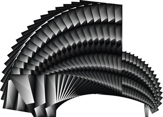 op art modern background, creative dynamic pattern, vector texture