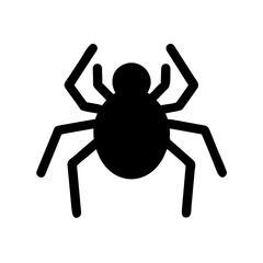 Simple Black and White Spider