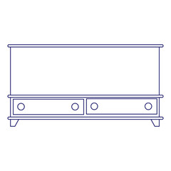Wardrobe line icon. High quality pictogram of wardrobe for home's interior. Outline vector symbol for design website or mobile app. Thin line sign of mirror for logo, visit card, etc.	
Wardrobe line i