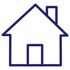 Outline home line icons isolated on a white background. House icons sign  Eps 10. Vector illustration.