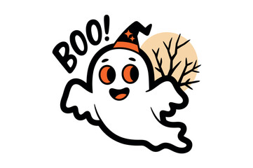 Cute Ghost with 