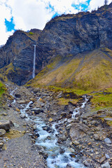 Wasserfallarena von Batöni, Mels, Kanton St. Gallen