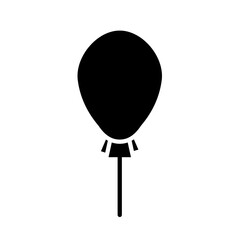 Balloon with a stick - vector icon