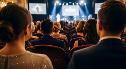 audience attending live event presentation
