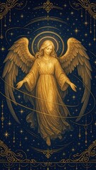 Obraz premium Ethereal angelic celestial artwork