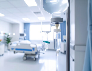 Medical IV Equipment in Sterile Room