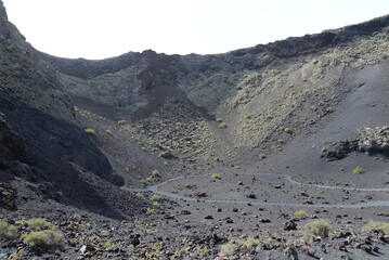 In der Caldera de los Cuervos.Lanzarote