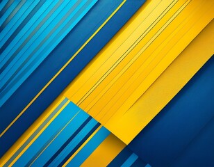vibrant abstract background featuring bold blue and yellow diagonal stripes creating a striking visual effect