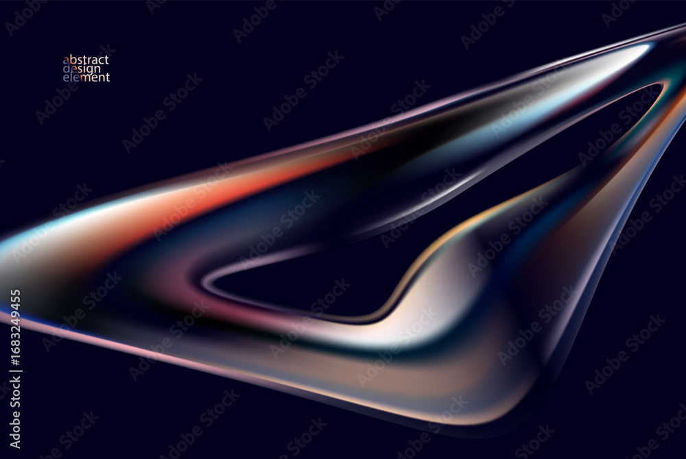 Poster abstract background of luminescent glass bubbles. luminescent round form.