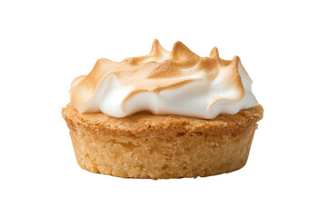 Delicious meringue tart with a golden crust and fluffy topping, perfect for dessert lovers.
