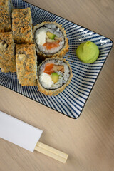 Sushi Rolls top view