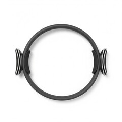 Pilates ring with padded grips for resistance training