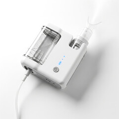 Portable nebulizer machine for respiratory therapy