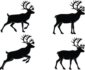 deer silhouette vector